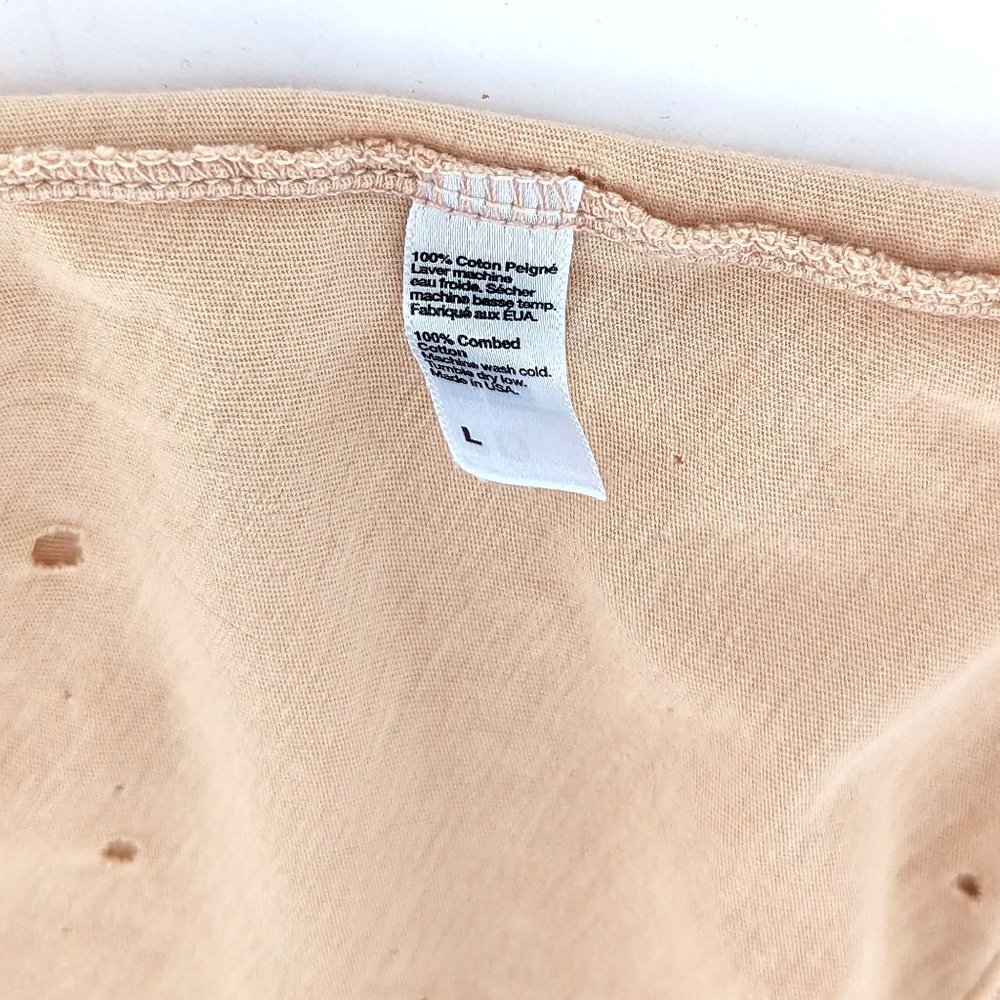NWT Rockstar Sushi Cream American Flag Distressed Racerback Mini Dress Tunic - Picture 7 of 7